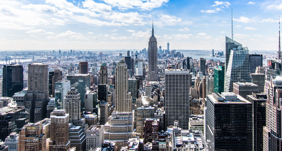 Landscape view of a international cityscape